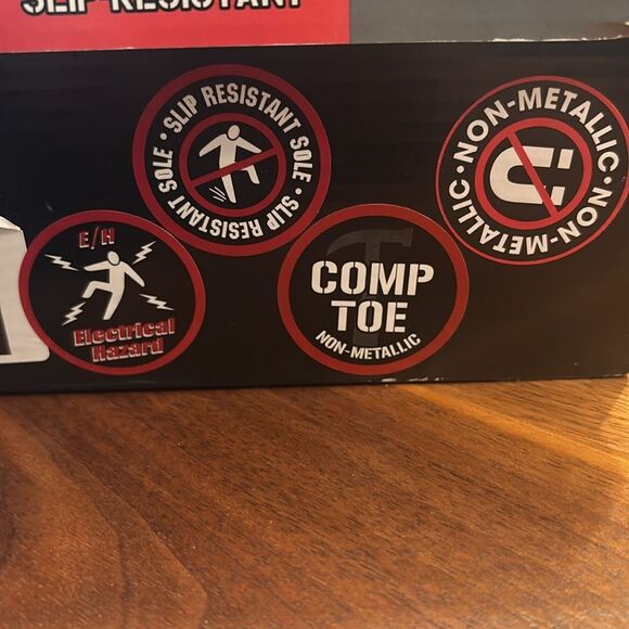 SKECHERS Work Jevion Safety Comp Toe Men's Shoes Black Blue 11.5 - Picture 13 of 13